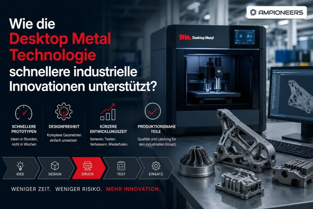 Wie die Desktop Metal Technologie schnellere industrielle Innovationen unterstützt? Desktop Metal